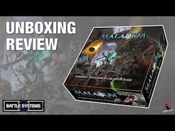 MALADUM DUNGEONS OF ENVERON - Unboxing The NEW Tabletop Game by Battle Systems