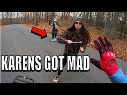 Angry Neighbors Vs Biker ( Karen )