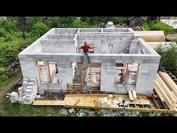 Warm House is Easy! Czech Bricklaying Technology. I Build ALONE