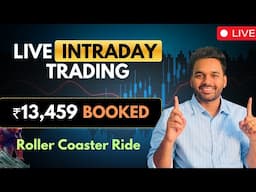 📊 LIVE Intraday Trading || 7 February || ₹13,459 Booked