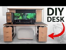 I Built My Dream Desk Setup (Gaming Desk / Workspace)