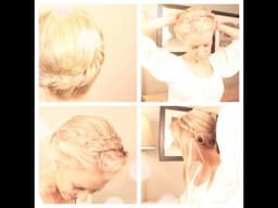 All Twisted Up! Easy Updo Hairstyle