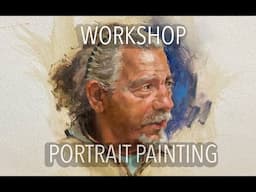 Workshop portrait painting 2025 Spain