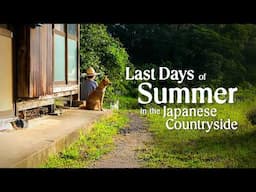 Spend the Last Days of Summer With Us in the Japanese Countryside | Boar Sightings & Firewood