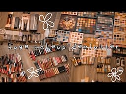 HUGE MAKEUP DECLUTTER | Going through my ENTIRE Makeup Collection