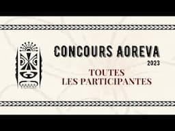 Concours Aoreva 2023 - Toutes les danseuses Aparima catégories Chorégraphie, Soleil et Costume