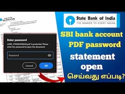 sbi statement pdf password |sbi pdf statement password tamil |