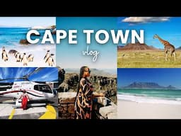 Cape Town Travel Vlog | Table Mountain, Safari, Camps Bay, Helicopter Tour, Penguins & More