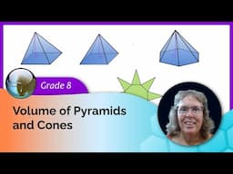 Volume of pyramids and cones (8th grade math)