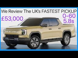 We Review The UK's Fastest Pickup Truck 0-60 in 5.8 Seconds 4x4 EV Maxus E-Terron9