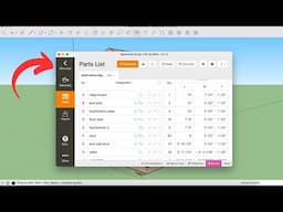 Make a Cut List in SketchUp