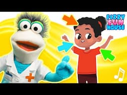 Head, Shoulders, Knees & Toes | Fizzy & Phoebe Sing Nursery Rhymes | Fizzy Fun House