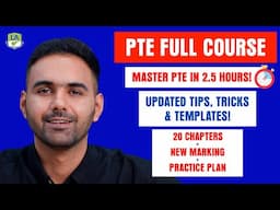 PTE Full Course 2025 | Master PTE in 2.5 Hours with Updated Tips, Tricks & Templates