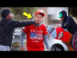 Wearing Trump Clothes In The Hood GONE WRONG!