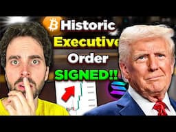 Donald Trump Signs HISTORIC Bill To Release The Crypto Bulls! (Bitcoin & Solana News)