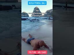 POV: DIAMOND BEACH's Harsh Waves But Swimming Is Life! (Raw Clips - Nusa Penida Bali Indonesia 2025)