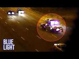 Horrific Moment Car Piles Into Oncoming Traffic | Motorway Cops | Blue Light