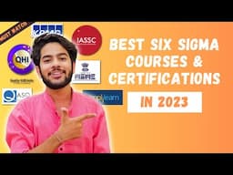 Best Six Sigma Courses & Certifications in 2023 !