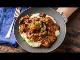 How I Make Easy Tender Smothered Beef Tips