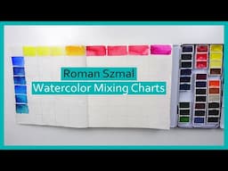 Mixing ROMAN SZMAL watercolors \\ What Secondary Colors Will I get?