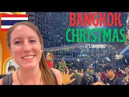 Christmas in BANGKOK Thailand 🇹🇭 plus Bangkok Illumination Festival ft Moo Deng