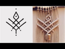 Tutorial MACRAME RUNE WALL DECOR “GROWTH”