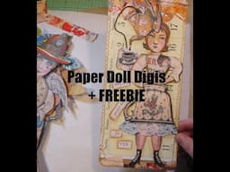 Paper Doll Digis + FREEBIE