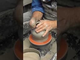 Making an oil lamp #ceramic #pottery #diypottery #clay #potterycrafts #potterygoods