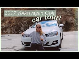 MY NEW CAR TOUR!! | 2017 Volkswagen Golf Wolfsburg Edition