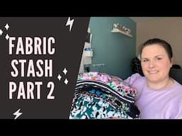 My fabric stash part 2