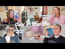 DAY IN THE LIFE | morning routine, pregnancy updates, reading updates, & more