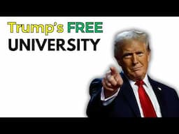 Donald Trump's NEW Free University "American Academy" vs. Trump University