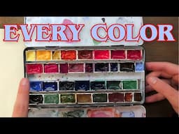 My Every-Day Watercolor Palette | Full Tour