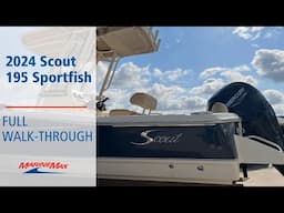 Available NOW 2024 Scout 195 Sportfish | MarineMax Stuart!