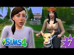 Mirelle fugiu de casa com a Bicicleta da Dona Morte #07 Úrsula ADOLESCENTE no The Sims 4