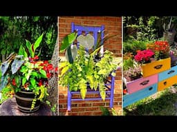 Rustic Garden Decorating Ideas | Container Gardens and Planters