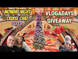 Merry Christmas and Happy Vlogadays!!! LIVE Cruise and Travel Chat with Real Time Q&A