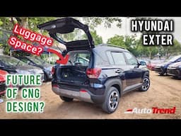 Luggage space in CNG car? Hyundai Exter HY-CNG Duo review by Team Autotrend | Exter CNG