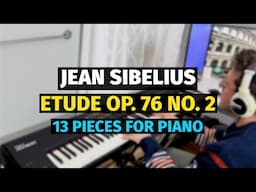 Jean Sibelius - Etude Op. 76 No. 2 - Piano