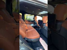 The #lexus #lx hybrid has an amazing back seat