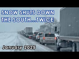 Multiple Winter Storms SHUT DOWN the Southern US in January 2025