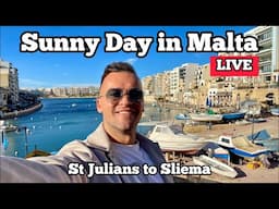 Sunny walk in Malta - St Julians to Sliema