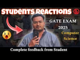 🔥 Students reaction on GATE 2025 Exam 👍🔥