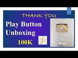 Silver Play Button Unboxing @BOOK_FEAST |  100 K Subscribers | Thanking Video