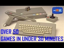 Over 50 Atari XE Games System Games In Under 30 Minutes