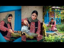 Cooking a Delicious Local Plant-Based Dish in a Rural Style🌿