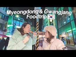 Korea Vlog: Myeongdong food trip, Gwangjang market and Lotte dept store!  Mommy Haidee Vlogs