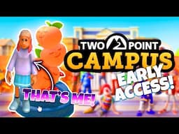 *NEW* I'M IN THIS GAME!? - Two Point Campus EARLY ACCESS! #1