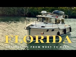 Travelling Florida West to East - Preparing our TINY LIVE ABOARD BOAT for another season- Ep 59