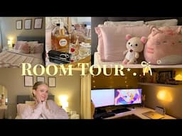 ⋆.🩰 𐙚 ̊ 🦢 girly room tour - pinterest inspired, pink decor, & my gaming setup ⋆ ̊♡  ̊🧸